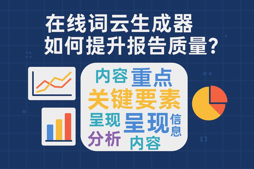 在线词云生成器如何提升报告质量？可视化呈现关键要素