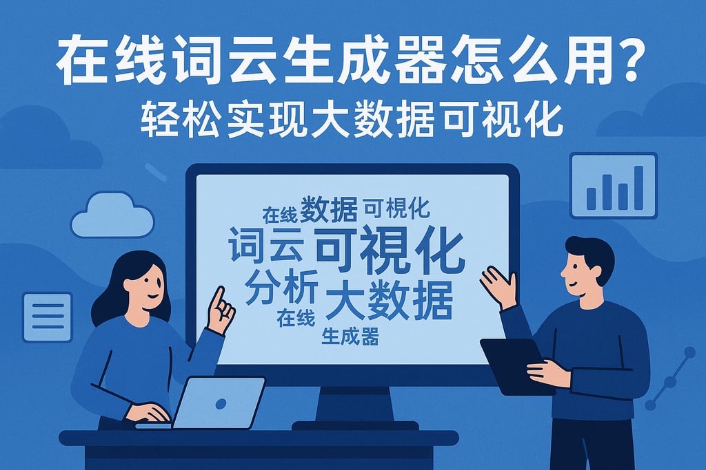 在线词云生成器怎么用？轻松实现大数据可视化