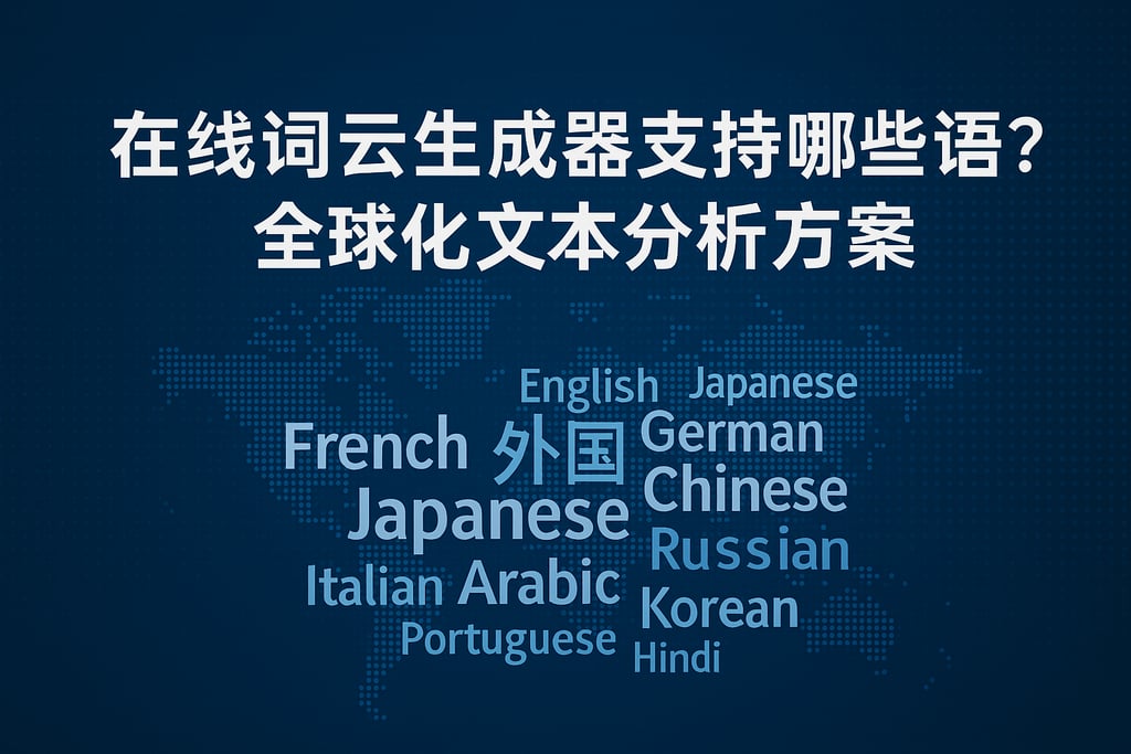在线词云生成器支持哪些语言？全球化文本分析方案