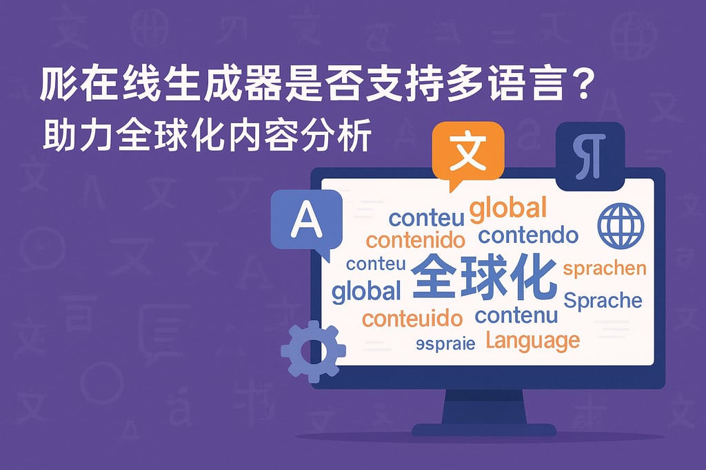 在线词云生成器是否支持多语言？助力全球化内容分析