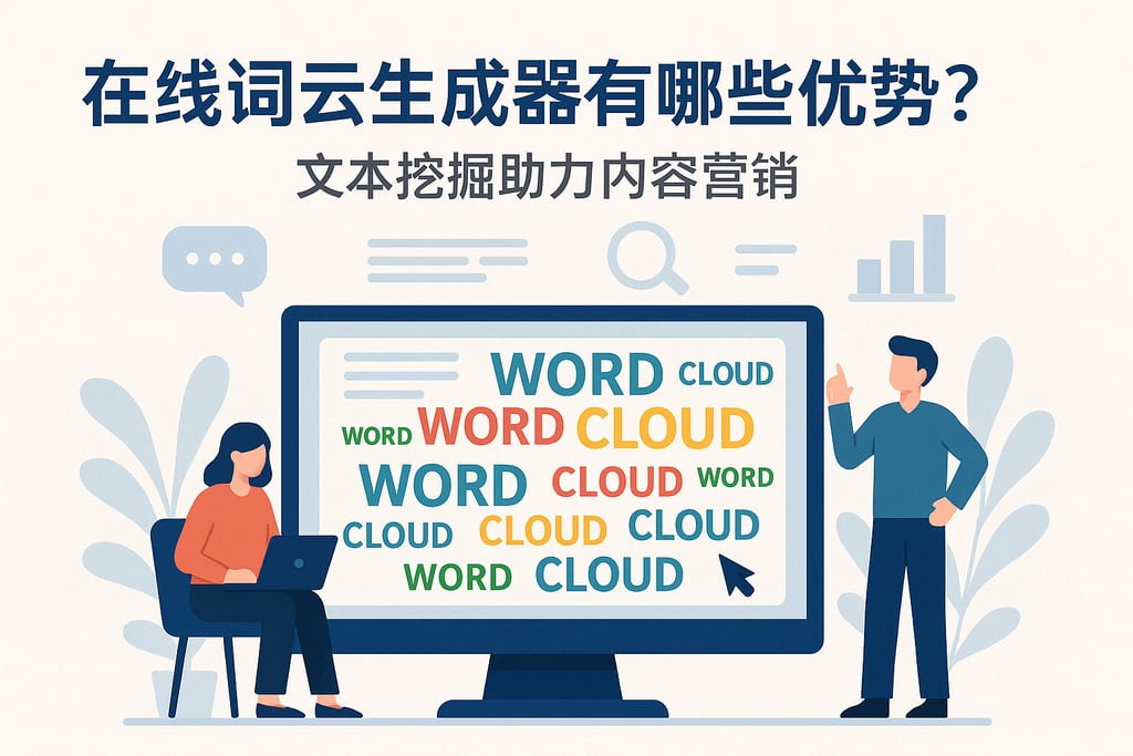 在线词云生成器有哪些优势？文本挖掘助力内容营销