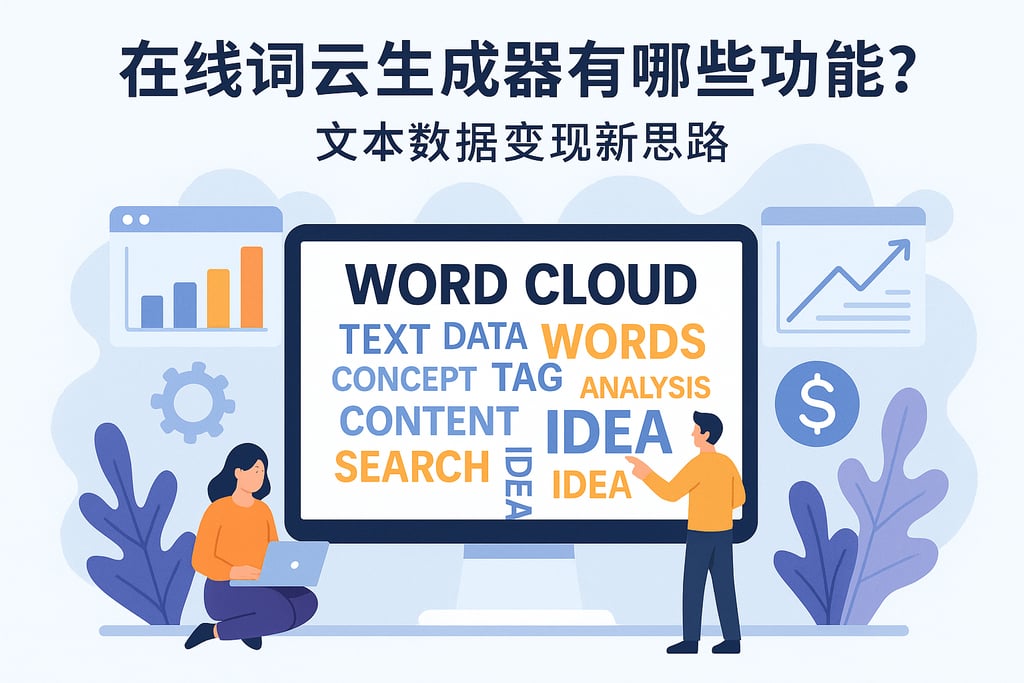 在线词云生成器有哪些功能？文本数据变现新思路