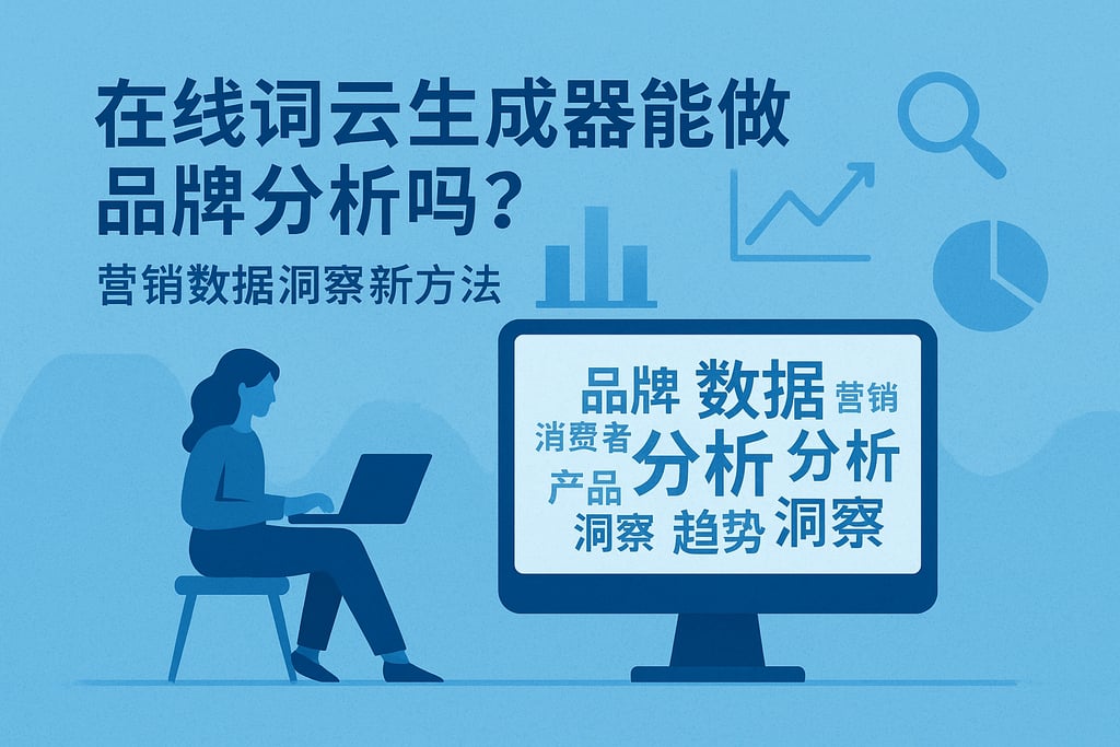 在线词云生成器能做品牌分析吗？营销数据洞察新方法