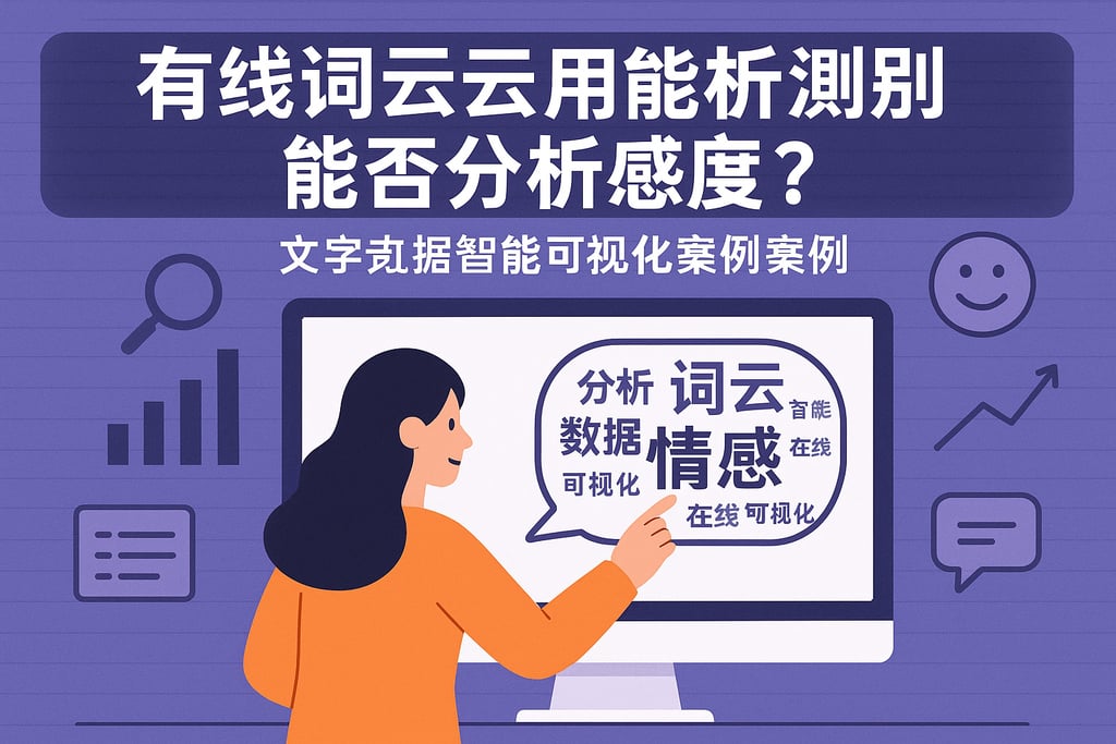 在线词云生成器能否分析情感？文本数据智能可视化案例