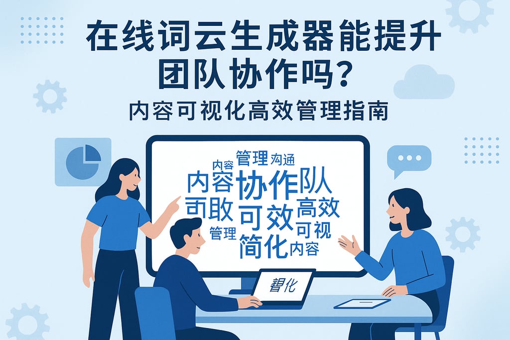在线词云生成器能提升团队协作吗？内容可视化高效管理指南