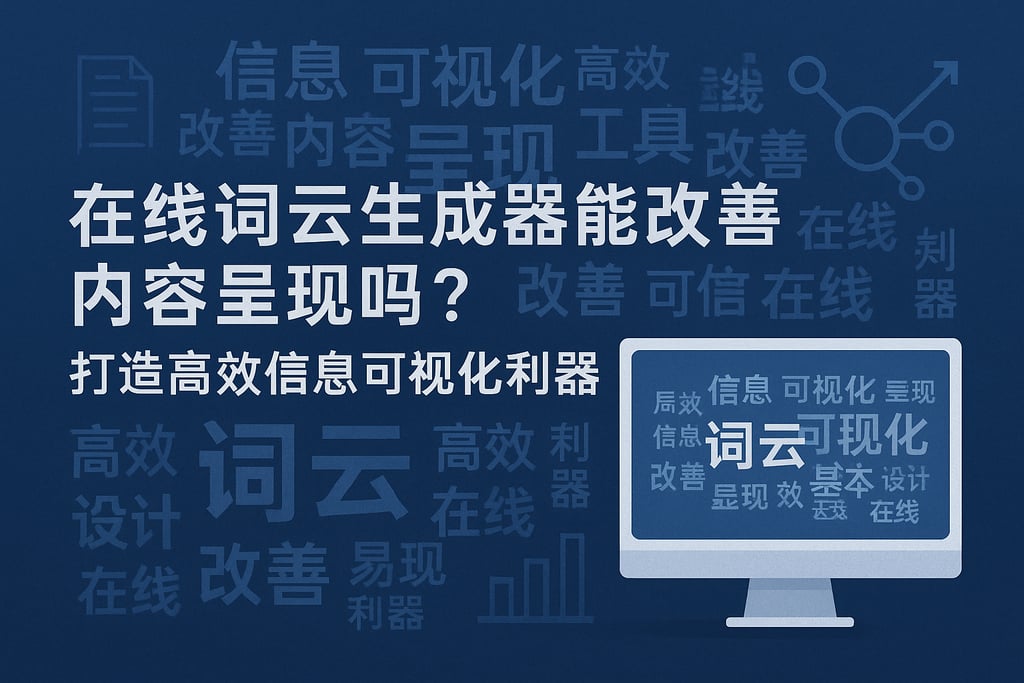 在线词云生成器能改善内容呈现吗？打造高效信息可视化利器