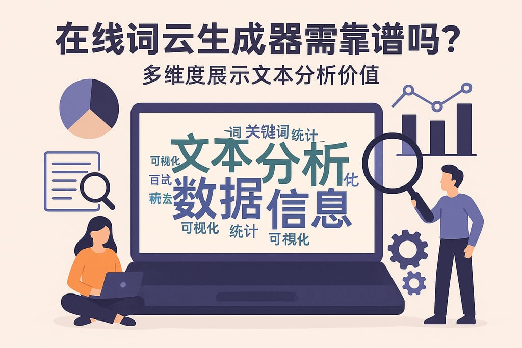 在线词云生成器靠谱吗？多维度展示文本分析价值