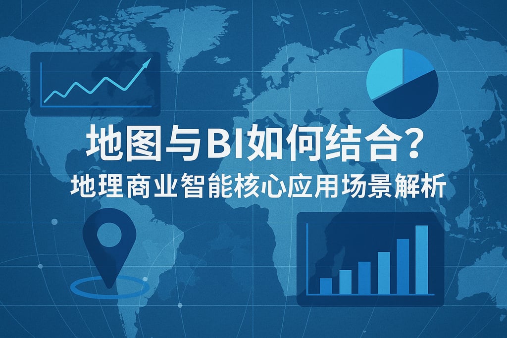 地图与BI如何结合？地理商业智能核心应用场景解析