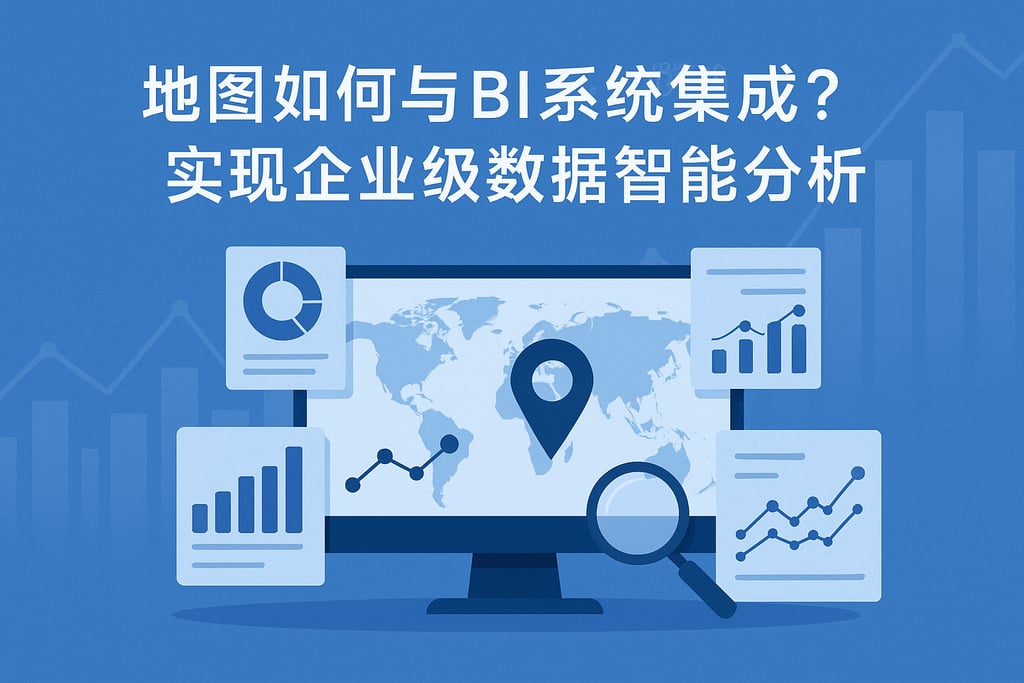 地图如何与BI系统集成？实现企业级数据智能分析