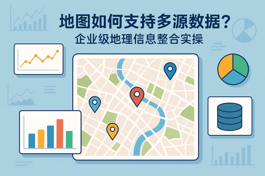 地图如何支持多源数据？企业级地理信息整合实操