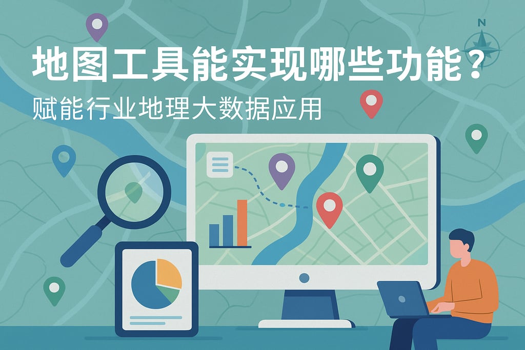 地图工具能实现哪些功能？赋能行业地理大数据应用