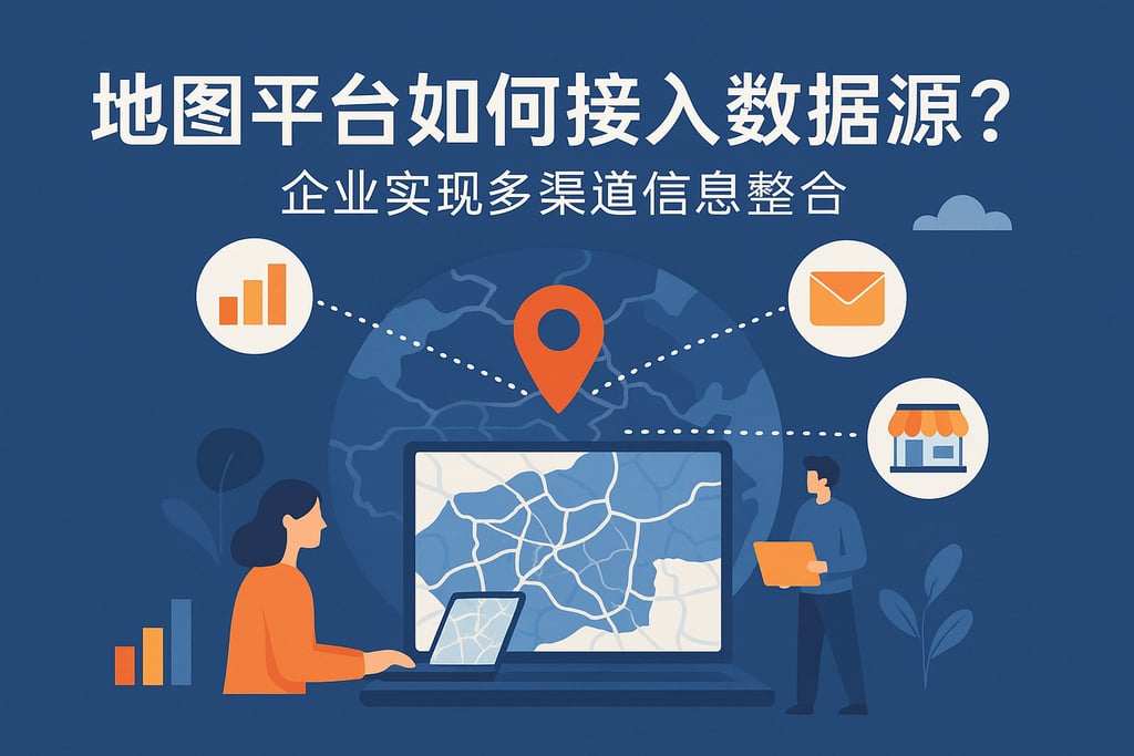 地图平台如何接入数据源？企业实现多渠道信息整合