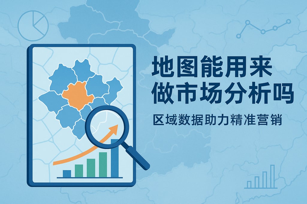 地图能用来做市场分析吗？区域数据助力精准营销