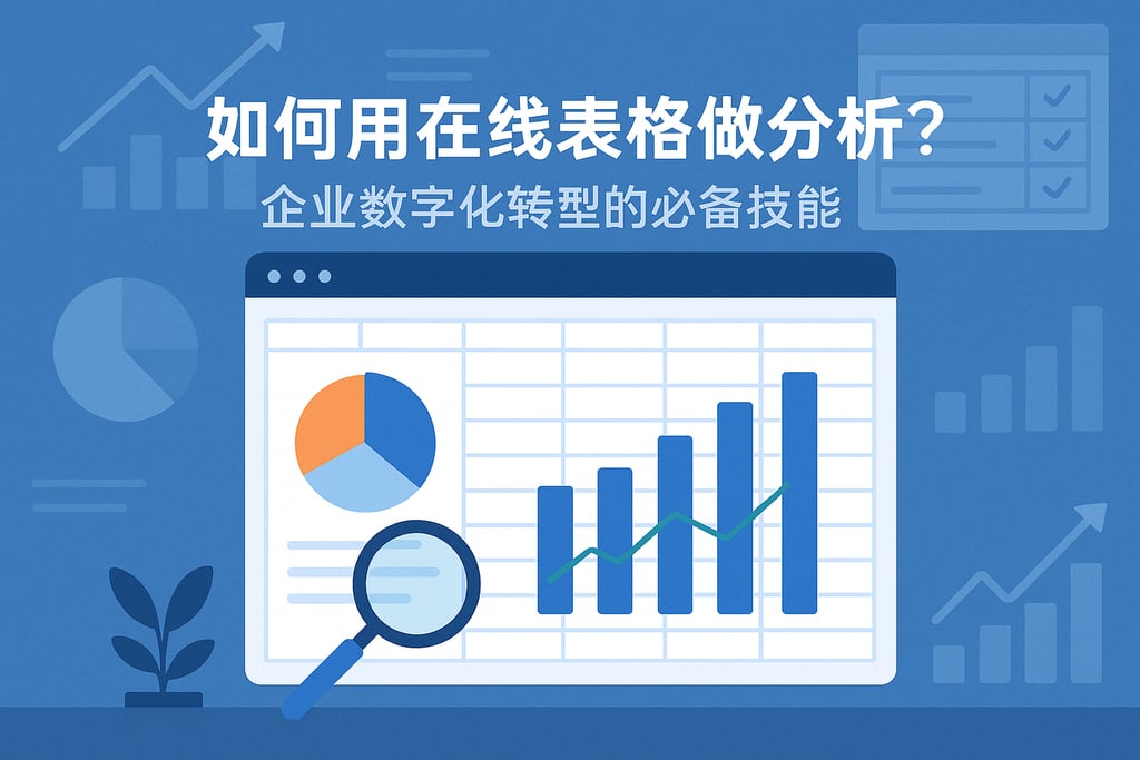 如何用在线表格做分析？企业数字化转型的必备技能