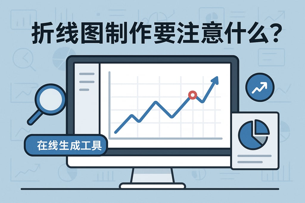 折线图制作要注意什么？在线生成工具让趋势一目了然