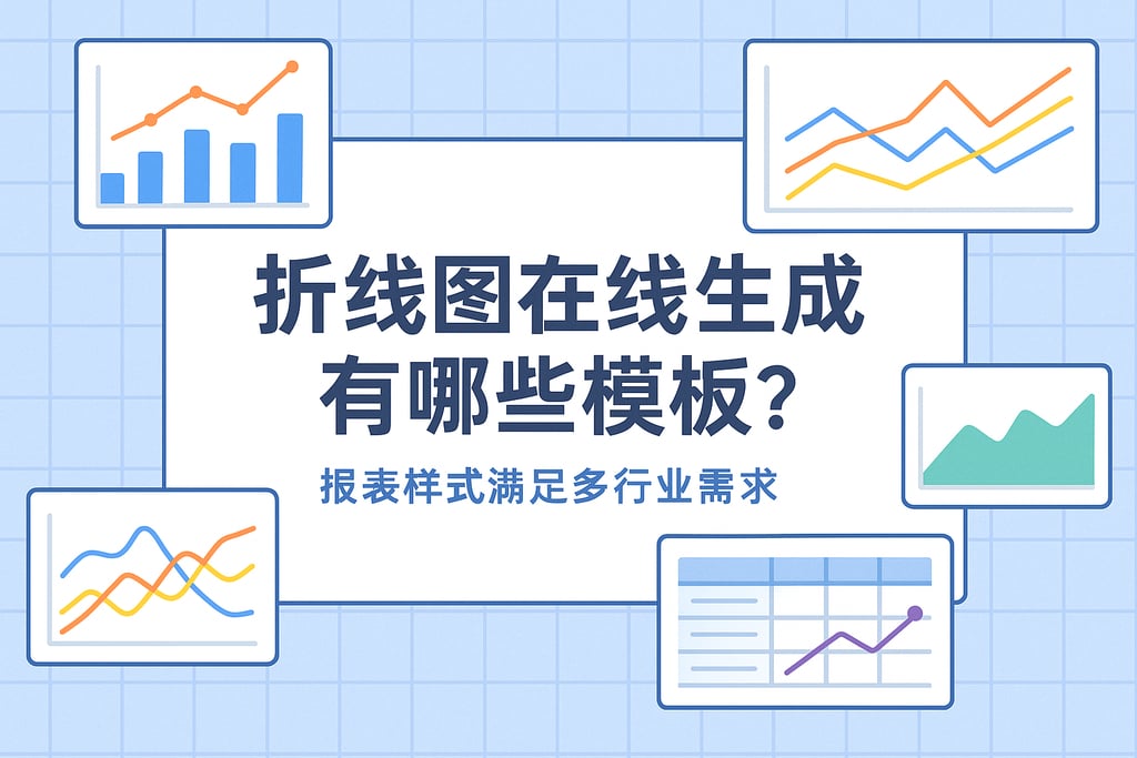 折线图在线生成有哪些模板？报表样式满足多行业需求
