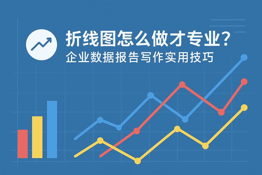 折线图怎么做才专业？企业数据报告写作实用技巧