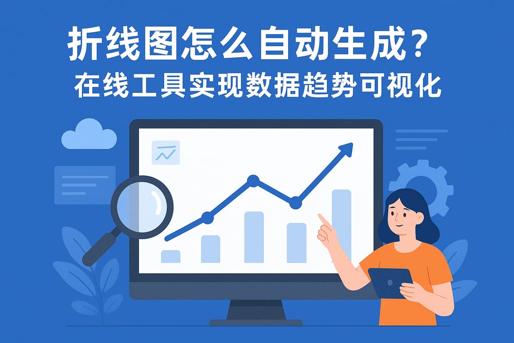 折线图怎么自动生成？在线工具实现数据趋势可视化