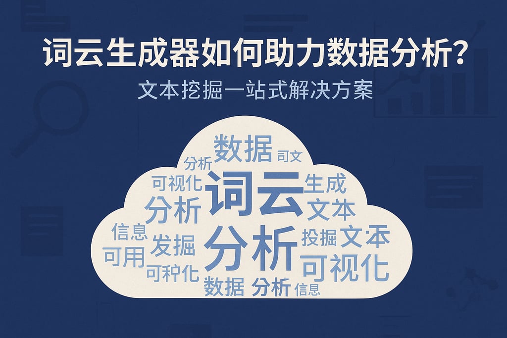 词云生成器如何助力数据分析？文本挖掘一站式解决方案