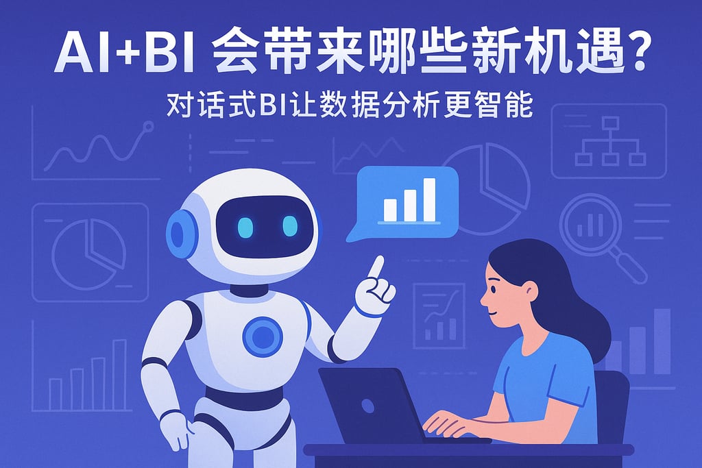 AI+BI会带来哪些新机遇？对话式BI让数据分析更智能