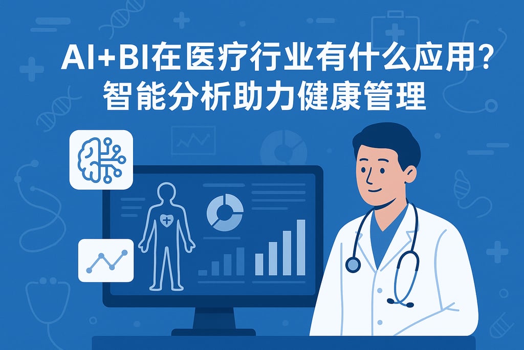 AI+BI在医疗行业有什么应用？智能分析助力健康管理