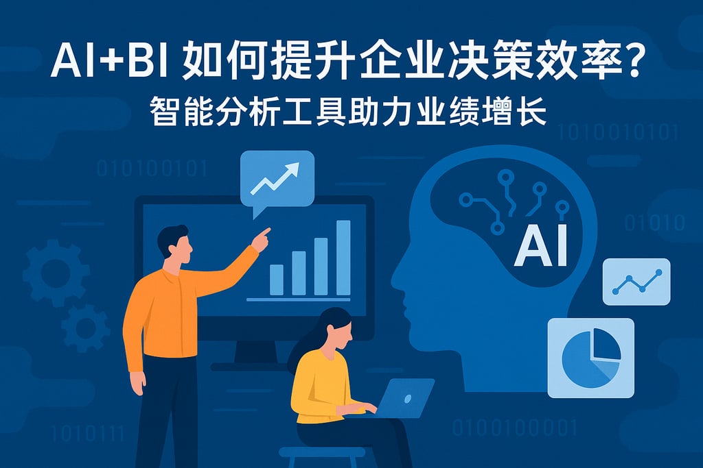 AI+BI如何提升企业决策效率？智能分析工具助力业绩增长