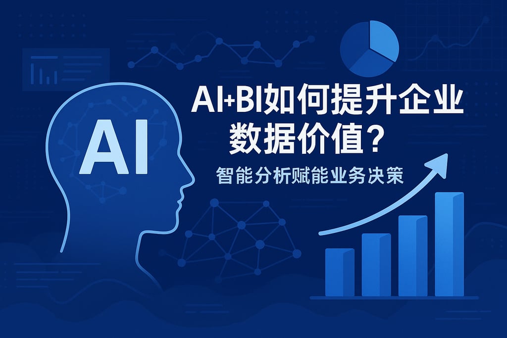 AI+BI如何提升企业数据价值？智能分析赋能业务决策