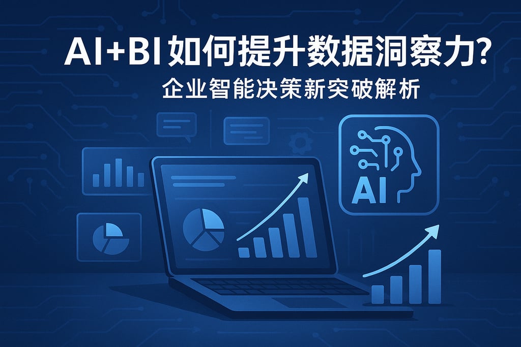 AI+BI如何提升数据洞察力？企业智能决策新突破解析