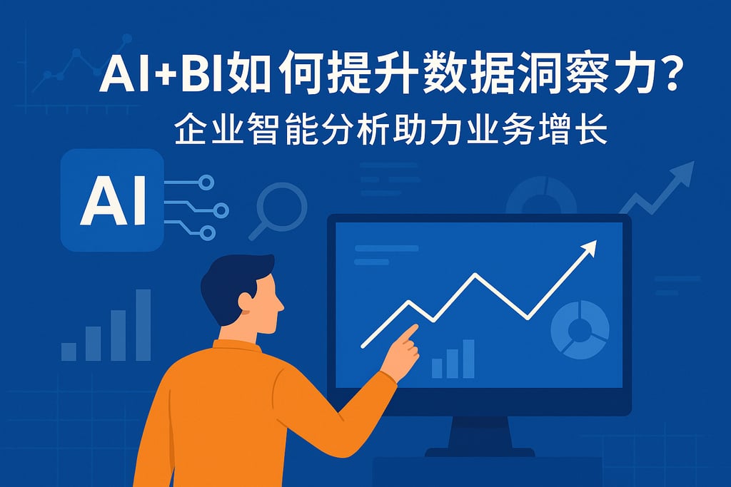 AI+BI如何提升数据洞察力？企业智能分析助力业务增长