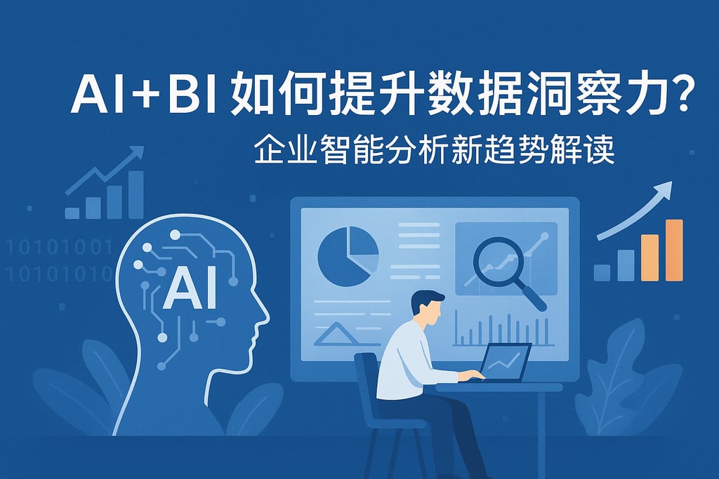 AI+BI如何提升数据洞察力？企业智能分析新趋势解读