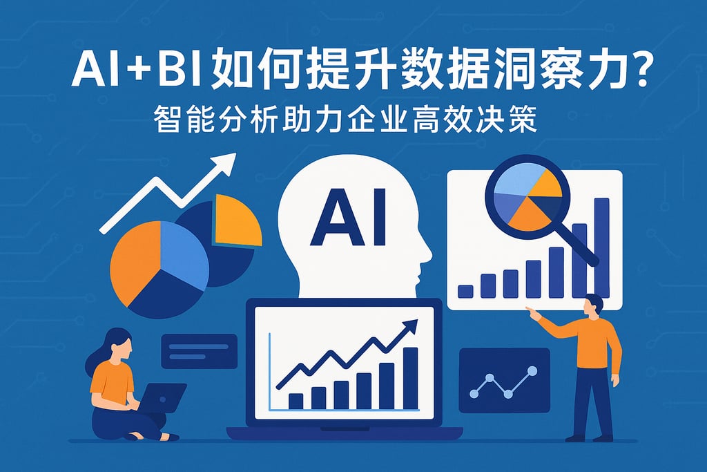AI+BI如何提升数据洞察力？智能分析助力企业高效决策