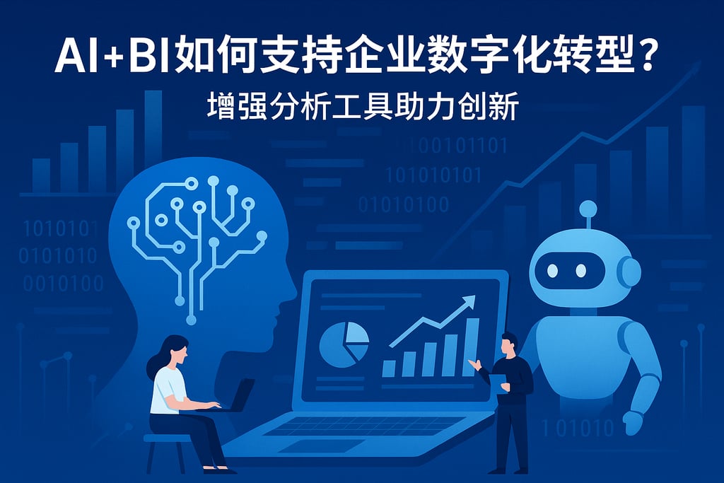 AI+BI如何支持企业数字化转型？增强分析工具助力创新