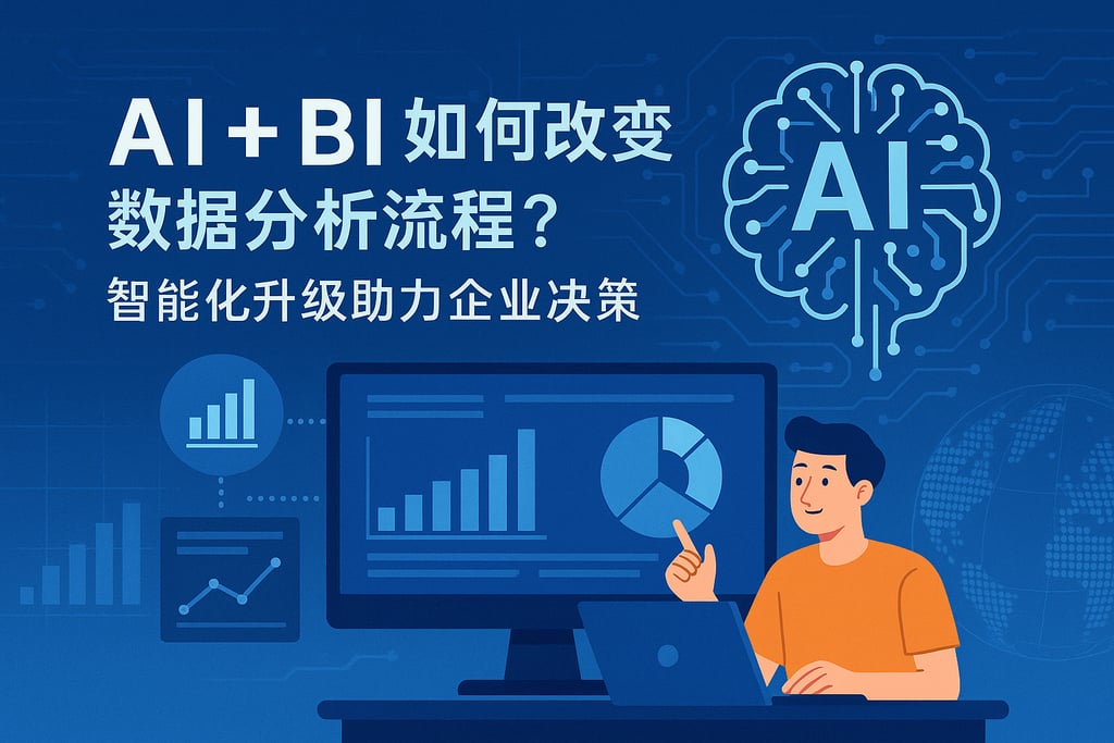 AI+BI如何改变数据分析流程？智能化升级助力企业决策
