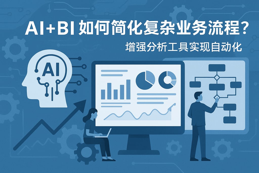 AI+BI如何简化复杂业务流程？增强分析工具实现自动化