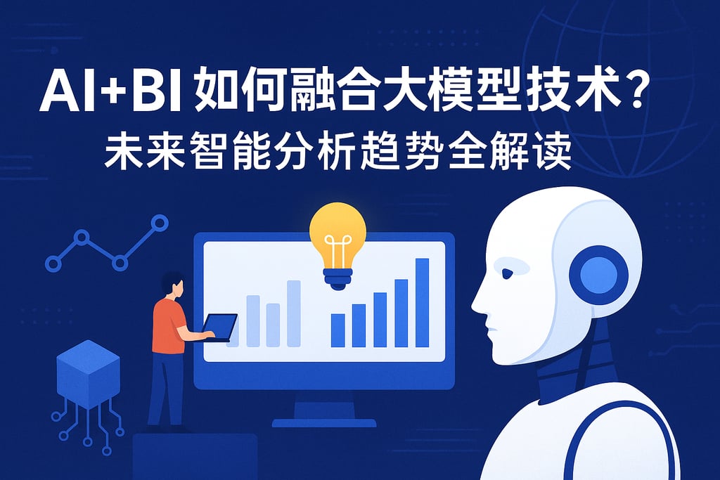 AI+BI如何融合大模型技术？未来智能分析趋势全解读