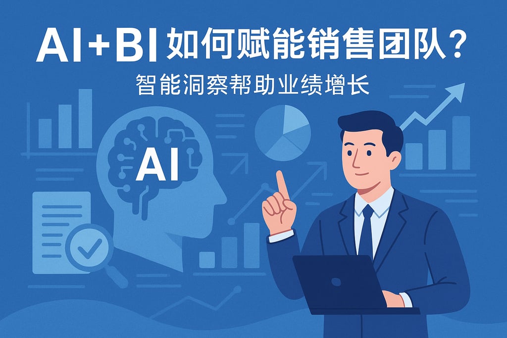 AI+BI如何赋能销售团队？智能洞察帮助业绩增长