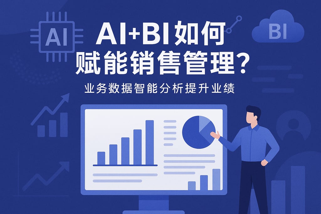 AI+BI如何赋能销售管理？业务数据智能分析提升业绩