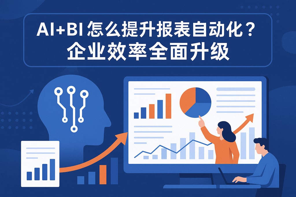 AI+BI怎么提升报表自动化？企业效率全面升级