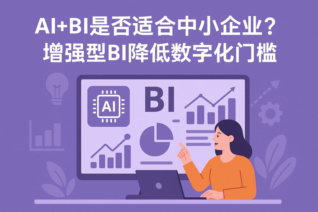 AI+BI是否适合中小企业？增强型BI降低数字化门槛