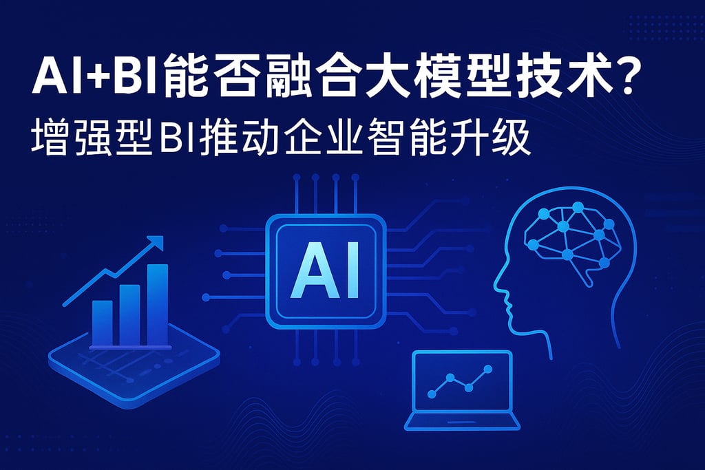 AI+BI能否融合大模型技术？增强型BI推动企业智能升级