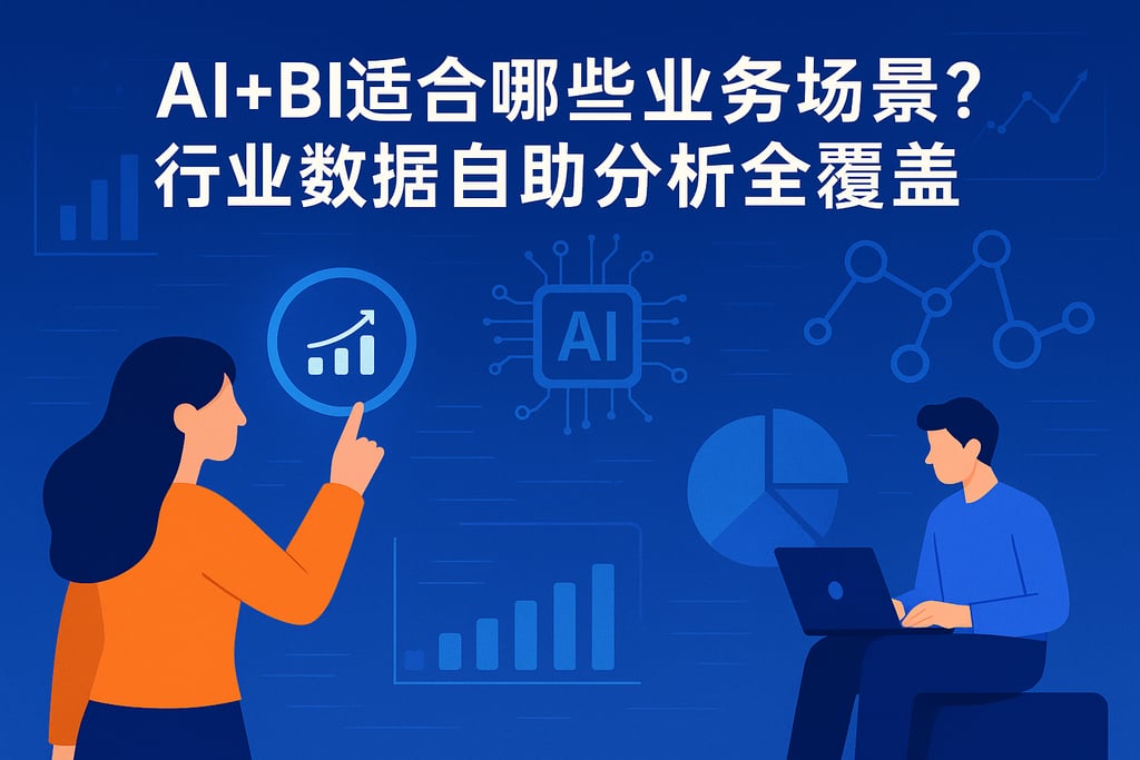 AI+BI适合哪些业务场景？行业数据自助分析全覆盖