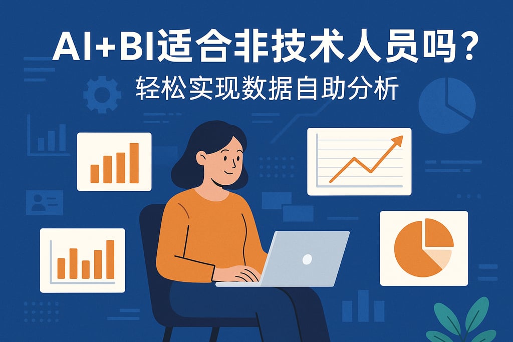 AI+BI适合非技术人员吗？轻松实现数据自助分析
