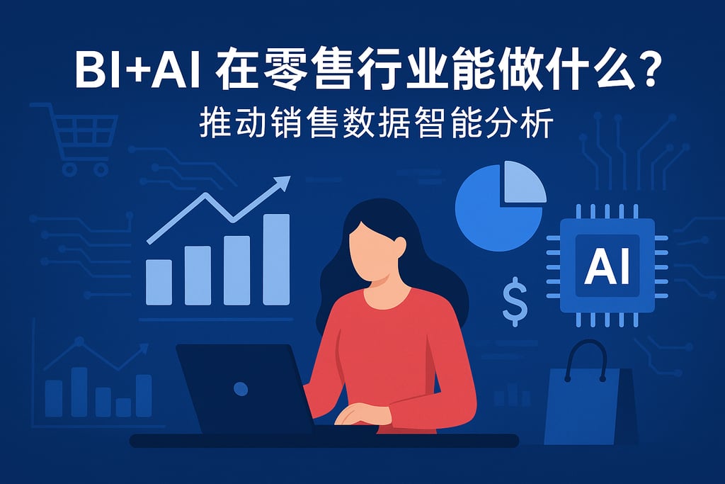 BI+AI在零售行业能做什么？推动销售数据智能分析