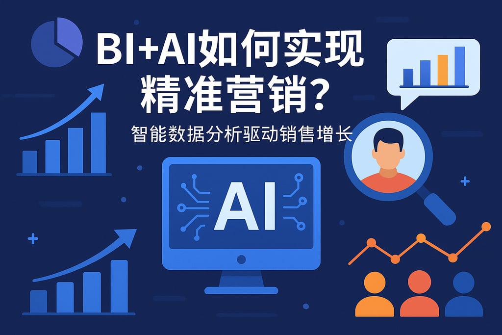 BI+AI如何实现精准营销？智能数据分析驱动销售增长