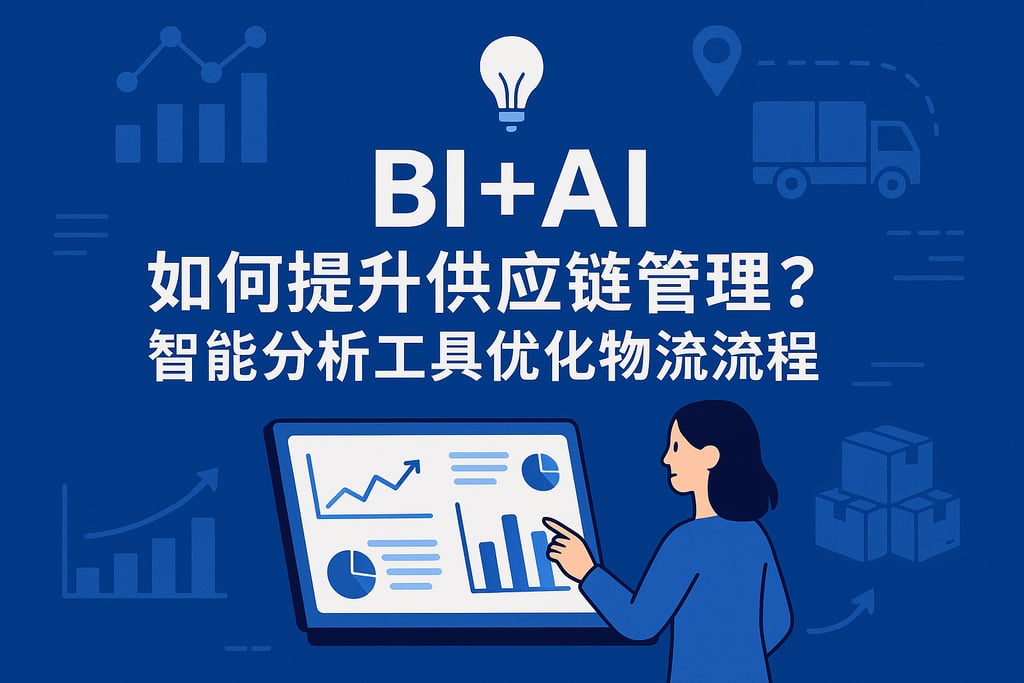 BI+AI如何提升供应链管理？智能分析工具优化物流流程