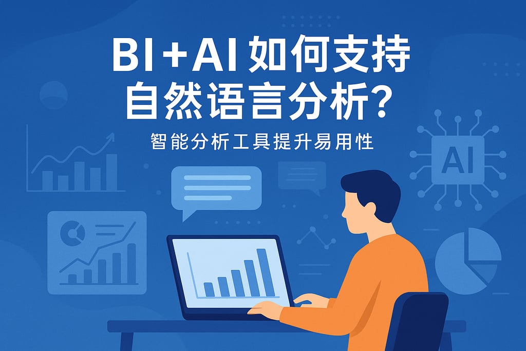 BI+AI如何支持自然语言分析？智能分析工具提升易用性