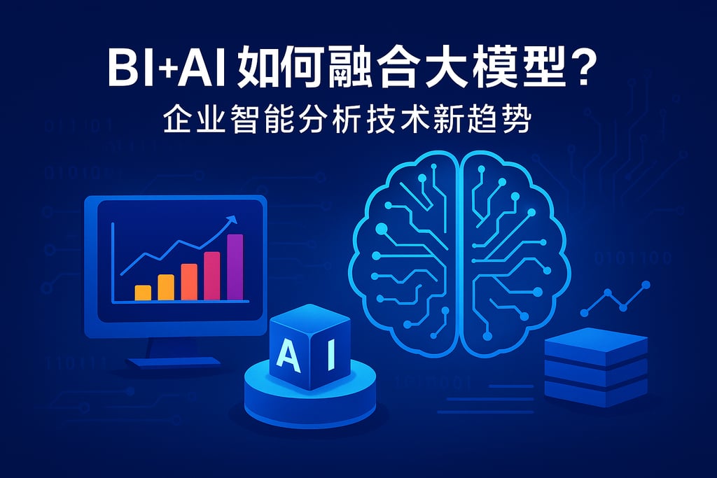 BI+AI如何融合大模型？企业智能分析技术新趋势