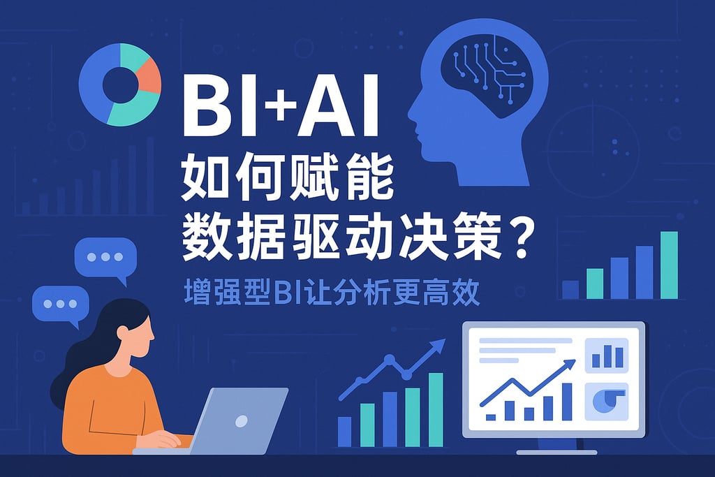 BI+AI如何赋能数据驱动决策？增强型BI让分析更高效