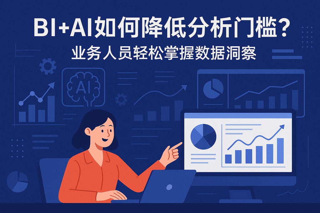 BI+AI如何降低分析门槛？业务人员轻松掌握数据洞察