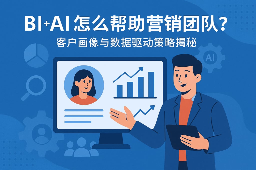 BI+AI怎么帮助营销团队？客户画像与数据驱动策略揭秘